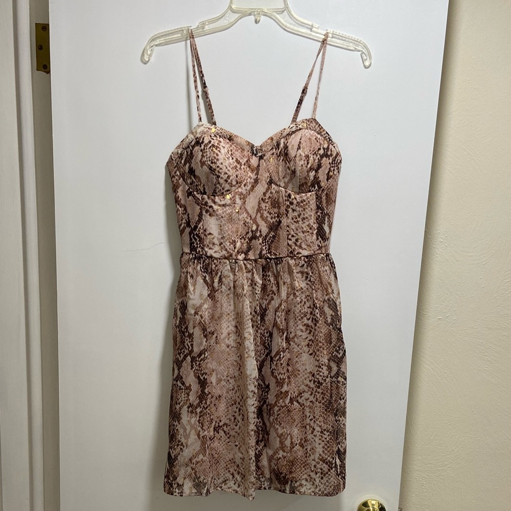 Medium Dress. NWT. Xhilaration. Multi Color - Blush Base with Sparkle.